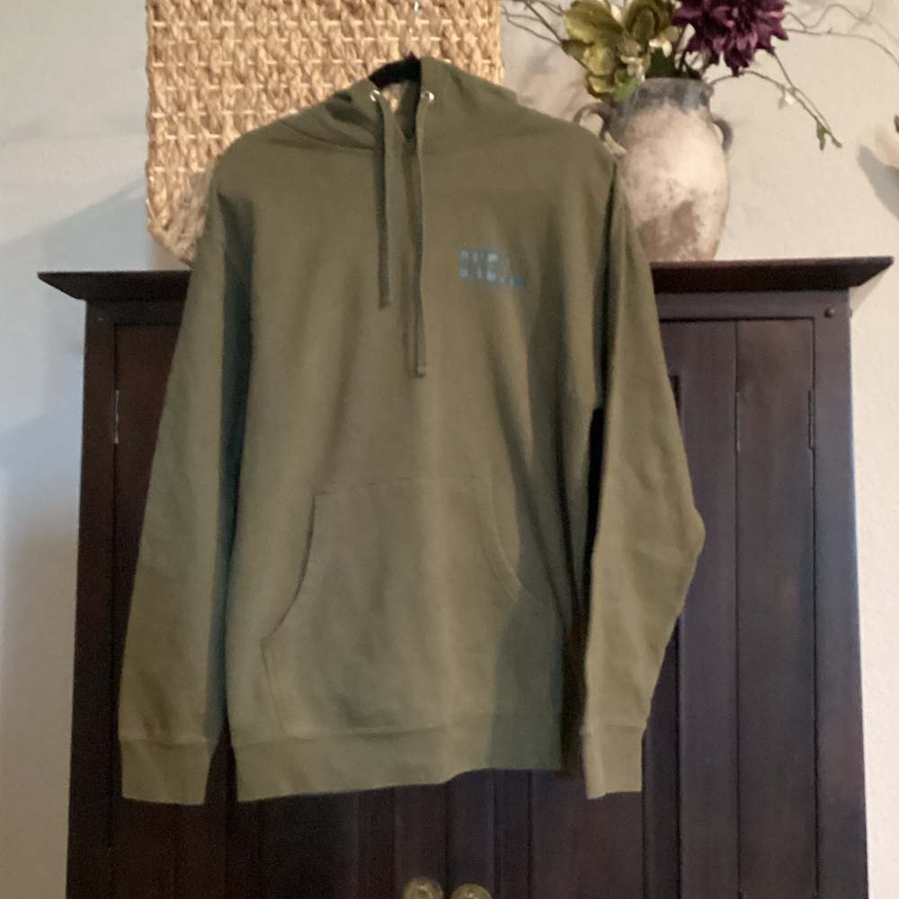 O'Neill Olive Green Pullover Hoodie with Tonal Logo